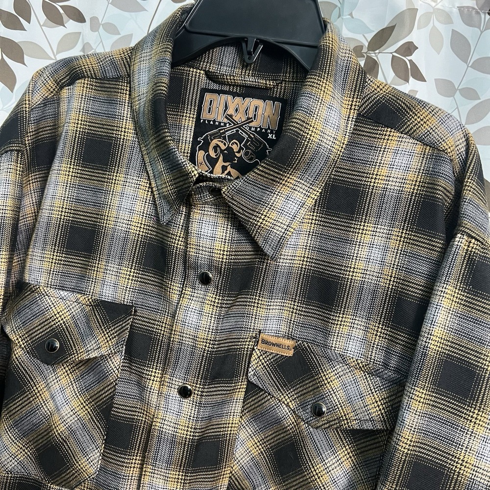 Dixxon Flannel Co. Men's XL "Brownells Big Iron" Pearl Snap Flannel Ltd Edition
